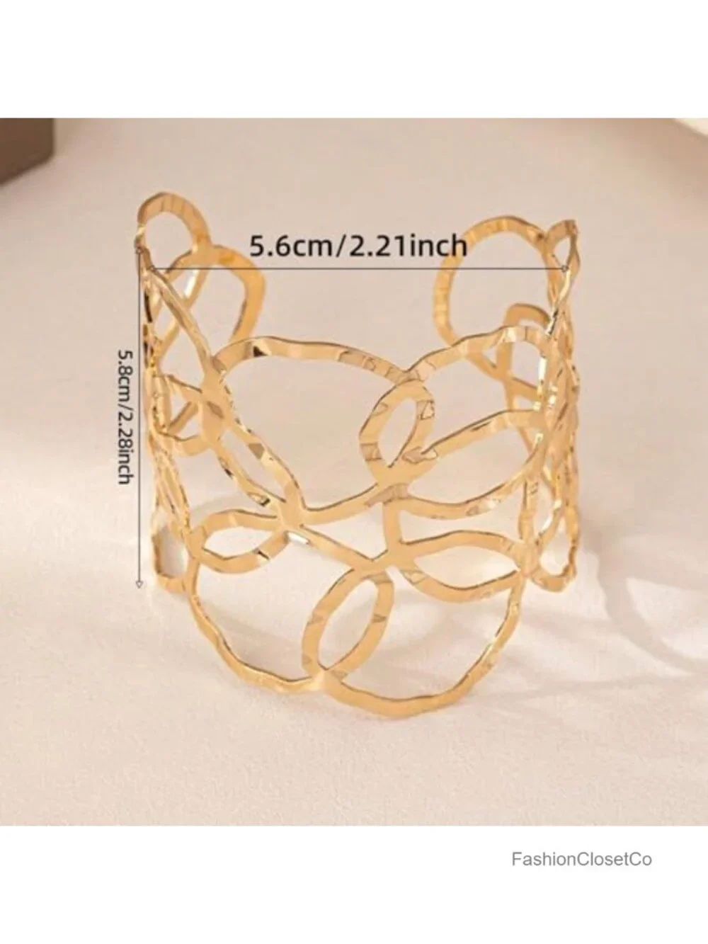 Minimalist Geometric Bangle Arm Cuff Open Wire Hammered Bangle Bracelet